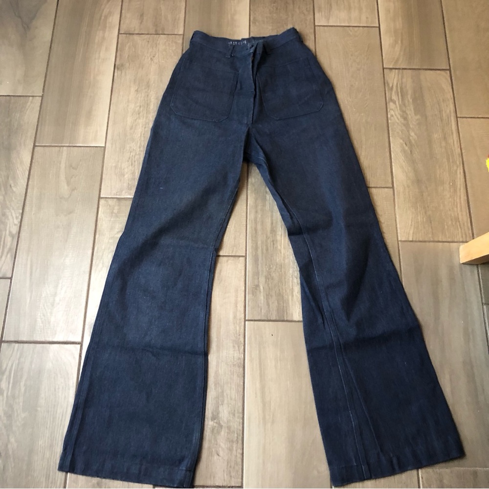 Vintage Military US NAVY Issued Denim-TYPE 1 Woman’s 26x32 #1. Name: LEM…
